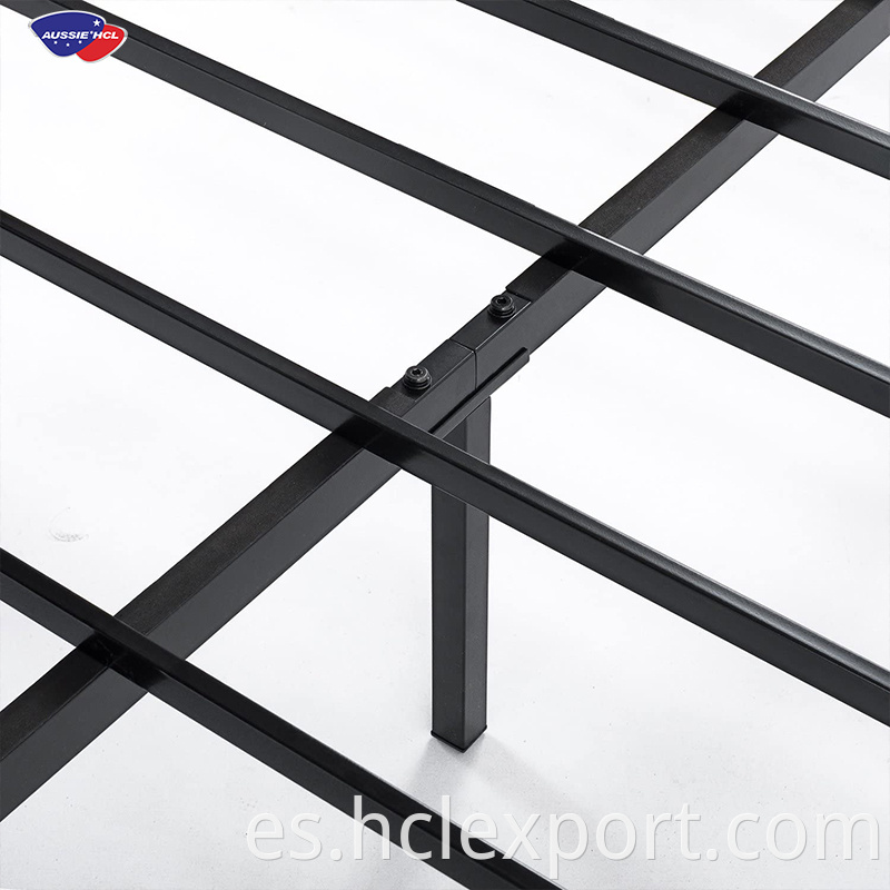 Camas en dormitorios escolares moderna sencilla doble plataforma de hotel Metal Bed Frame Matchess Foundation Base